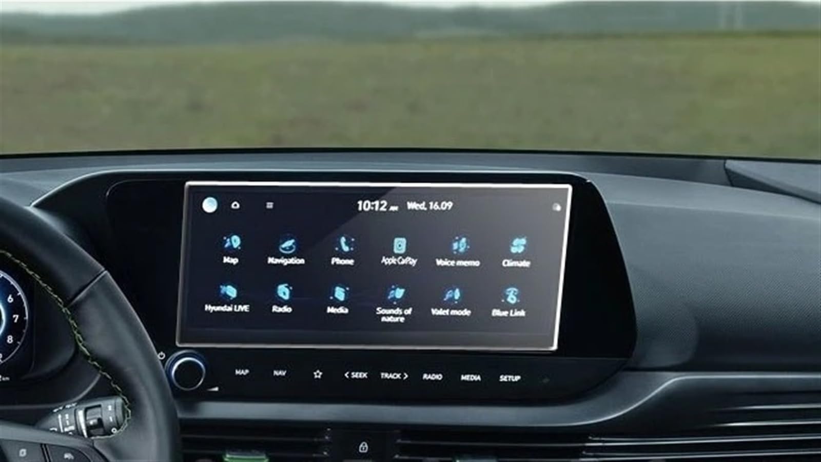 CIJFRNAKL Auto-Navigationsfilm Kompatibel Mit Hyundai Für I20 2020 2021, Schutzfolie, 10,25 Zoll, Auto-Navigations-Displayschutz, Display, Auto-Innenraum von CIJFRNAKL
