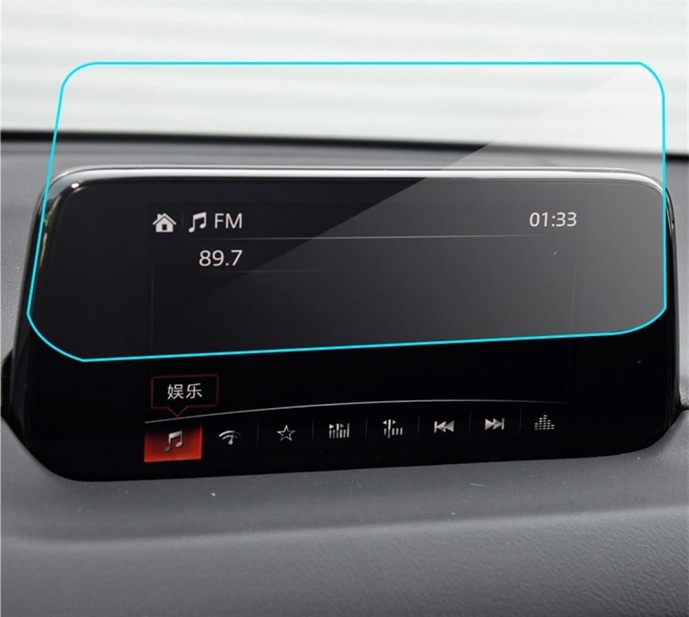 CIJFRNAKL Auto-Navigationsfilm Kompatibel Mit Mazda Für CX-5 CX5 CX 5 2020, Auto-Navigations-Displayschutzfolie, Anti-gehärtetes Glas von CIJFRNAKL