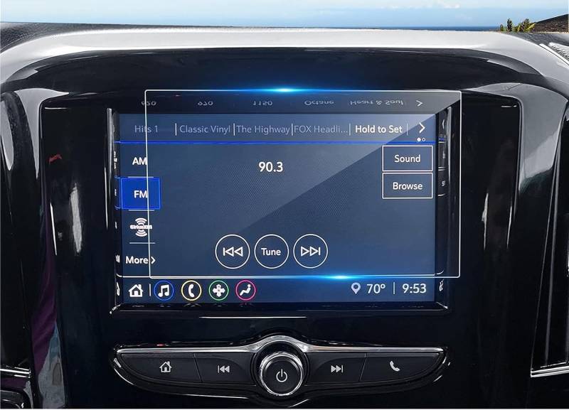 CIJFRNAKL Auto-Navigationsfilm Kompatibel mit Für Traverse 2018 2019 2020 2021 2022 2023 8 Zoll 7 Zoll Auto GPS Navigation Gehärtetes Glas Displayschutzfolie(0) von CIJFRNAKL