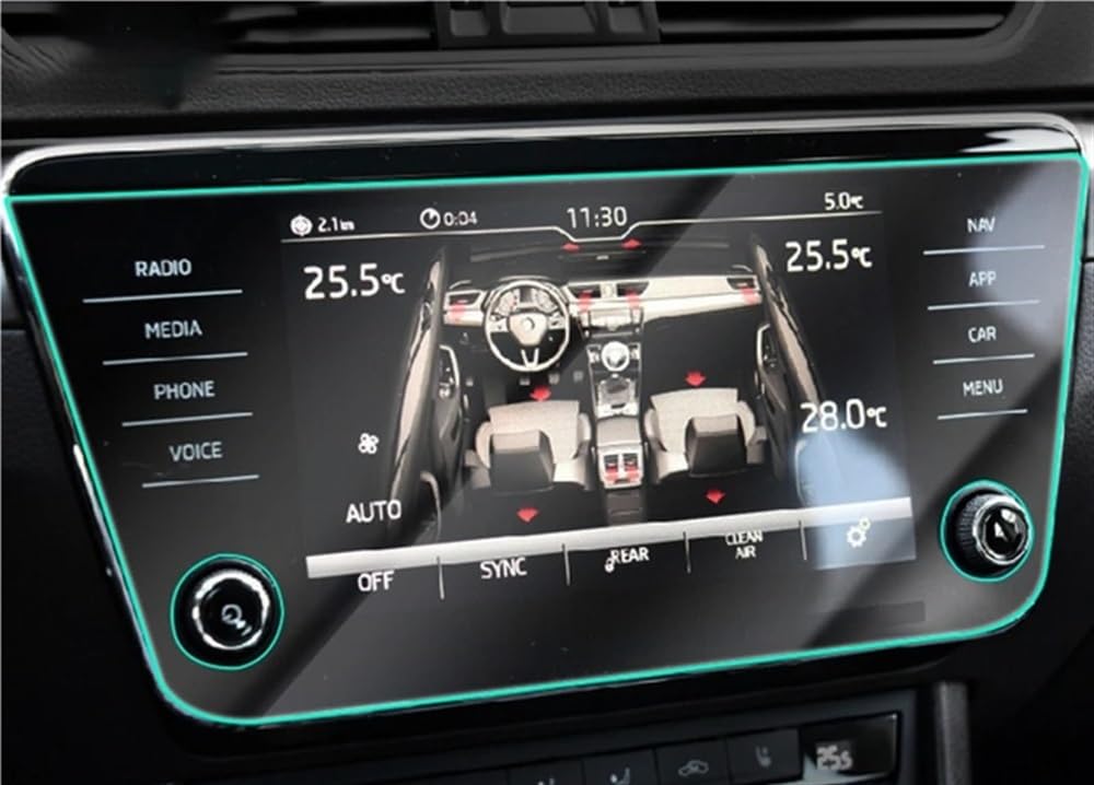 CIJFRNAKL Auto-Navigationsfilm Kompatibel mit Skoda Für Superb 2018–2023, Auto-GPS-Navigation, Schutzfolie, LCD-Displayschutz, Innenraum, Auto-Zubehör(5) von CIJFRNAKL