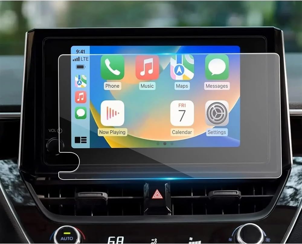 CIJFRNAKL Auto-Navigationsfilm Kompatibel mit Toyota Für RAV4 2023 2024, Auto-LCD-GPS-Navigation, Gehärtetes Glas, Schutzfolie(1) von CIJFRNAKL