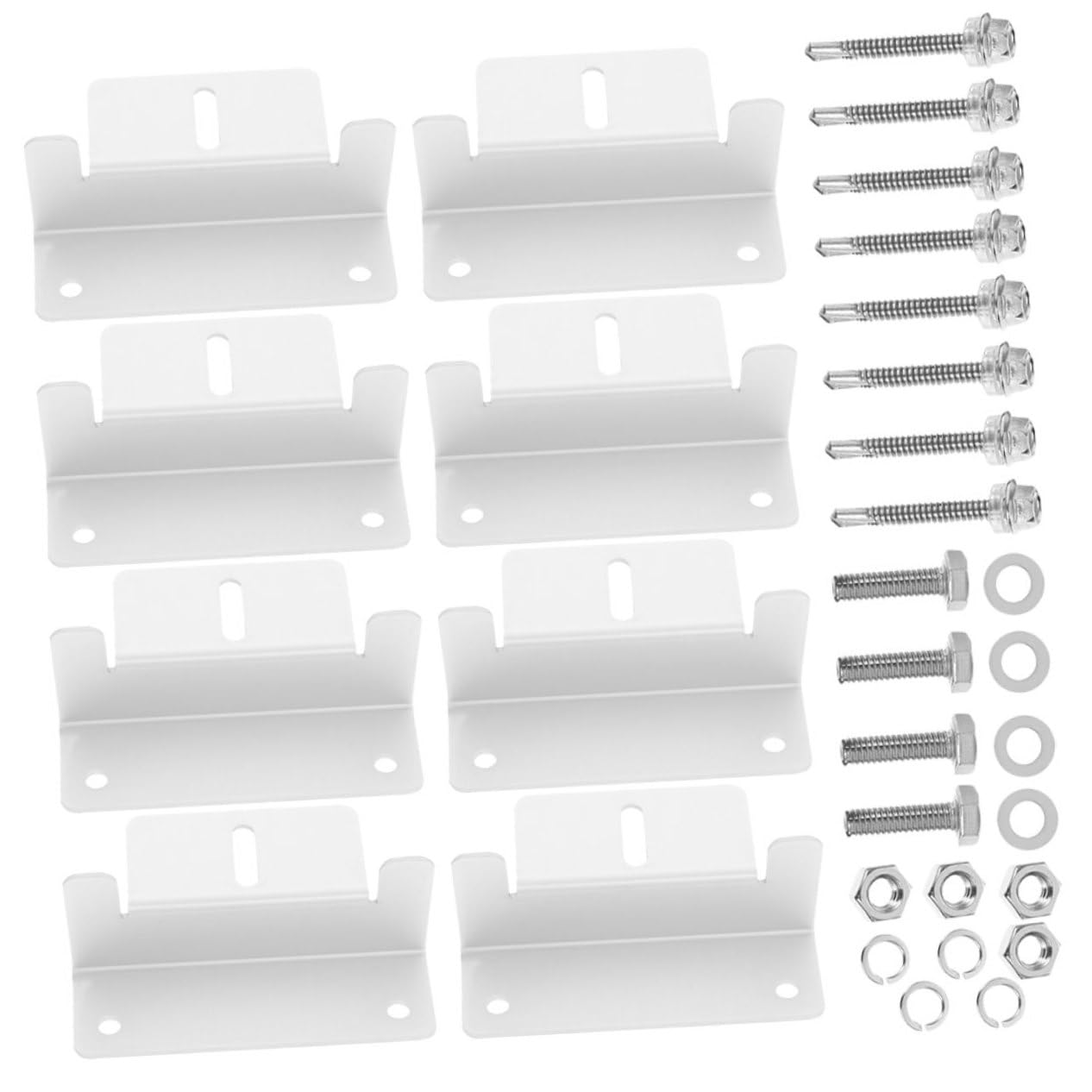 CIMAXIC 8 Teiliges Set Solarpanel Ständer Aus Stabiler Halter Für Solarmodule Z Form Montagegestell Für Garten Und Heimgebrauch von CIMAXIC