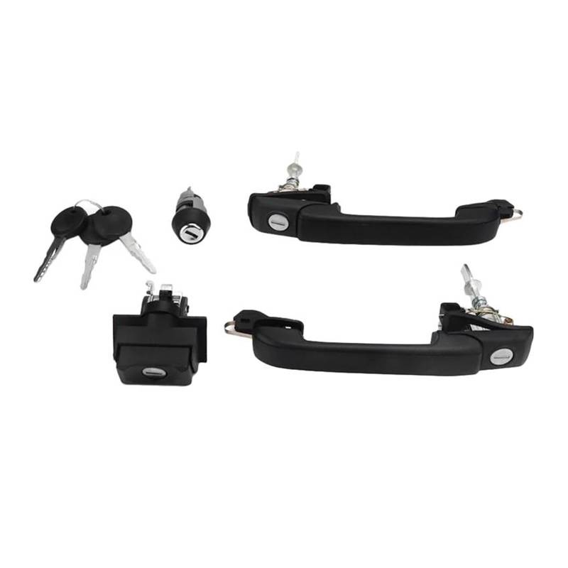 Auto 1H0898081 Für VW Für Golf Mk3 1991 1992 1993 1994 1995 1996 1997 Autotürsystem Set Griffschloss Kit 1H0837207B Zubehör von CIMIUS