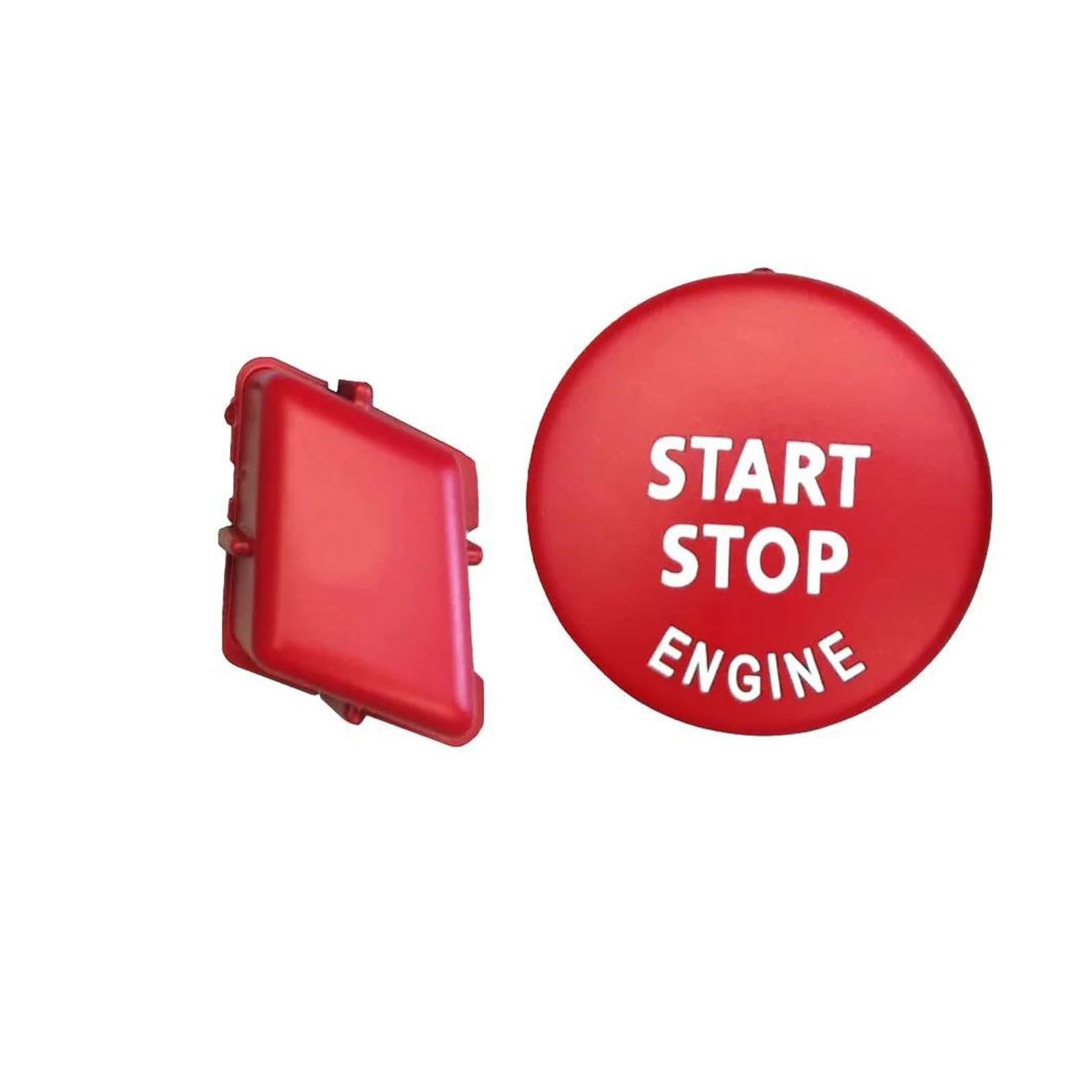 Auto Für B&MW E90 E92 E93 M3 E81 E82 E87 E88 X1 E84 2008-2015 Lenkrad Start Stopp Motorschalter Zubehör(Rot,1er-Serie 2006–2011) von CIMIUS