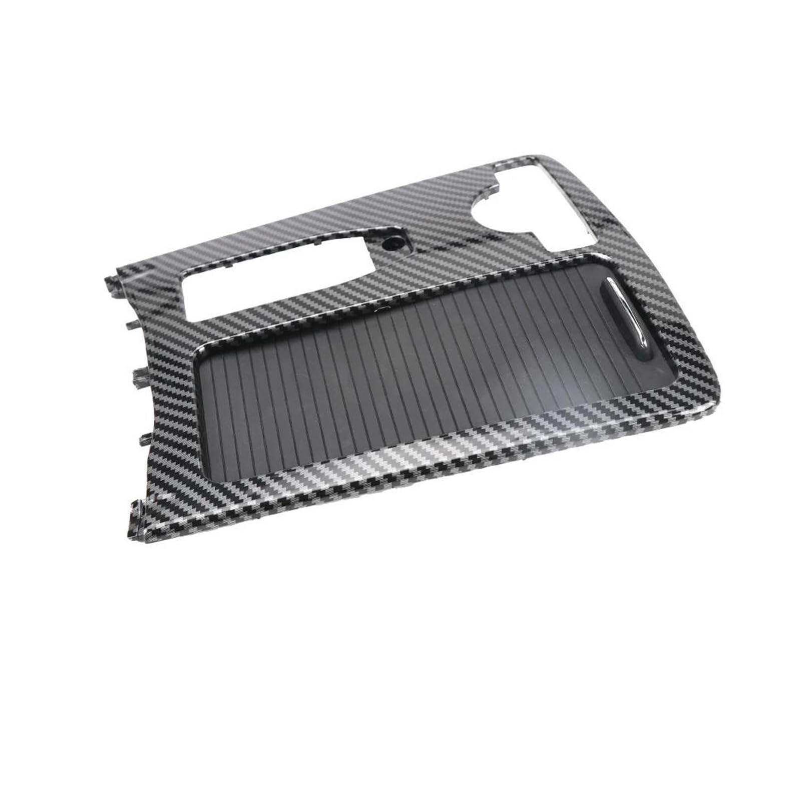 Auto Für Benz C180 E260 E300 W204 W212 W207 2008-2014 Mittelkonsole Getränkehalter Abdeckung Aufbewahrungsbox Rollo Panel Zubehör(C Schwarzer Kohlenstoff) von CIMIUS