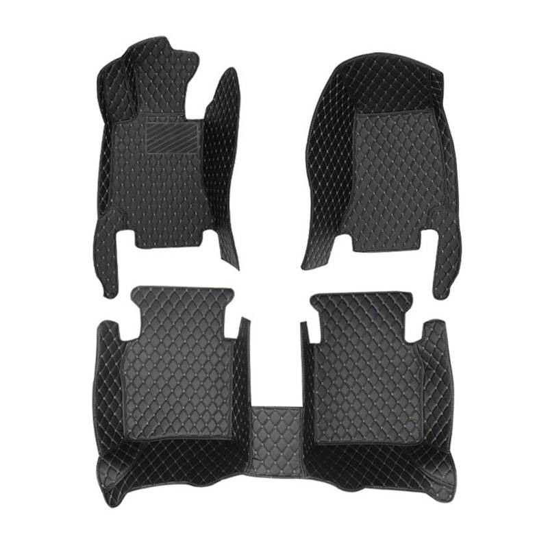 Auto-Fußmatten Auto Innenausstattung 1 Stück Oder 1 Set Auto Fußmatte Für CVR 2012 2014 2015-2016 Automatten(Komplettes Set-Schwarz Beige) von CIMIUS