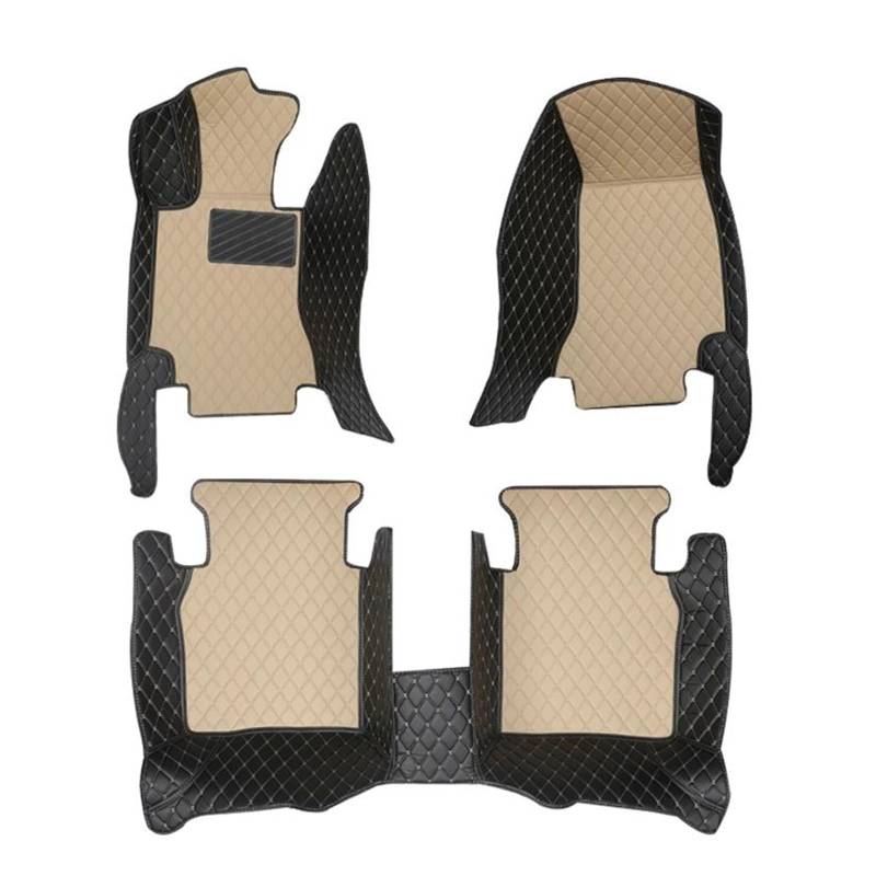 Auto-Fußmatten Auto Innenausstattung Auto Fußmatte Für Mazda CX9 2007 2008 2009 2010 2011 2012 2013 2014-2015 Automatten(Komplettset-Beige) von CIMIUS