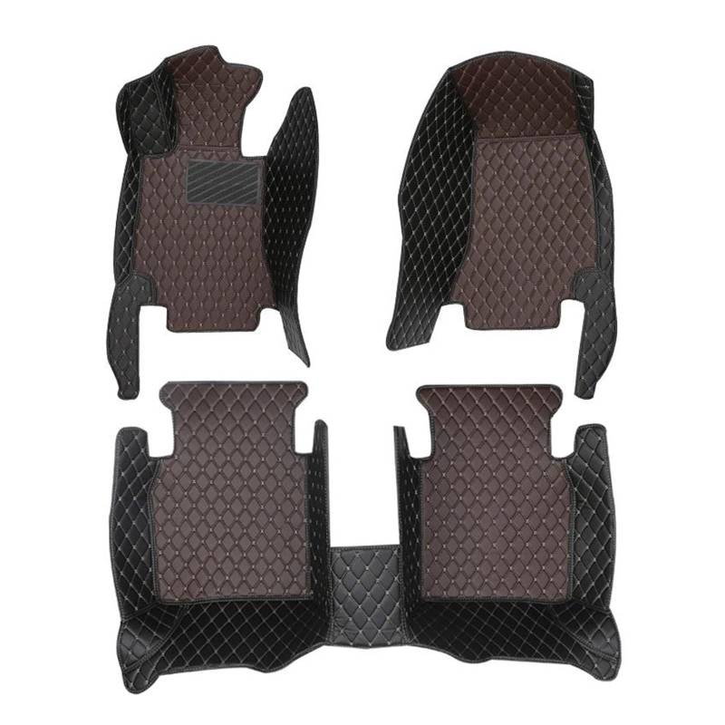 Auto-Fußmatten Auto Innenausstattung Auto Fußmatte Für Mazda CX9 2007 2008 2009 2010 2011 2012 2013 2014-2015 Automatten(Komplettset-Kaffee) von CIMIUS