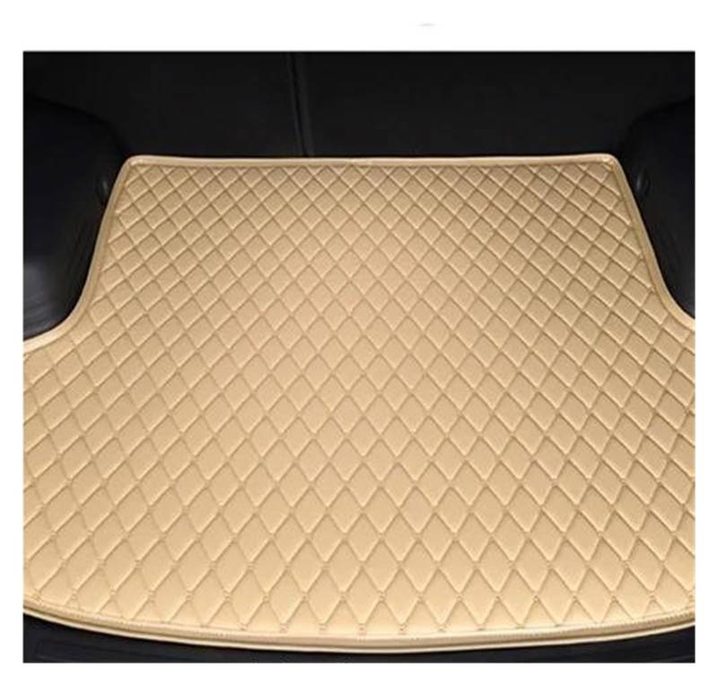 Auto-Fußmatten Auto Trunk Matte Für Volvo V90 Station Wagon 2017 2018 2019 2020 2021 Cargo Liner Teppich Innenzubehör Abdeckung Automatten(BEIGE) von CIMIUS