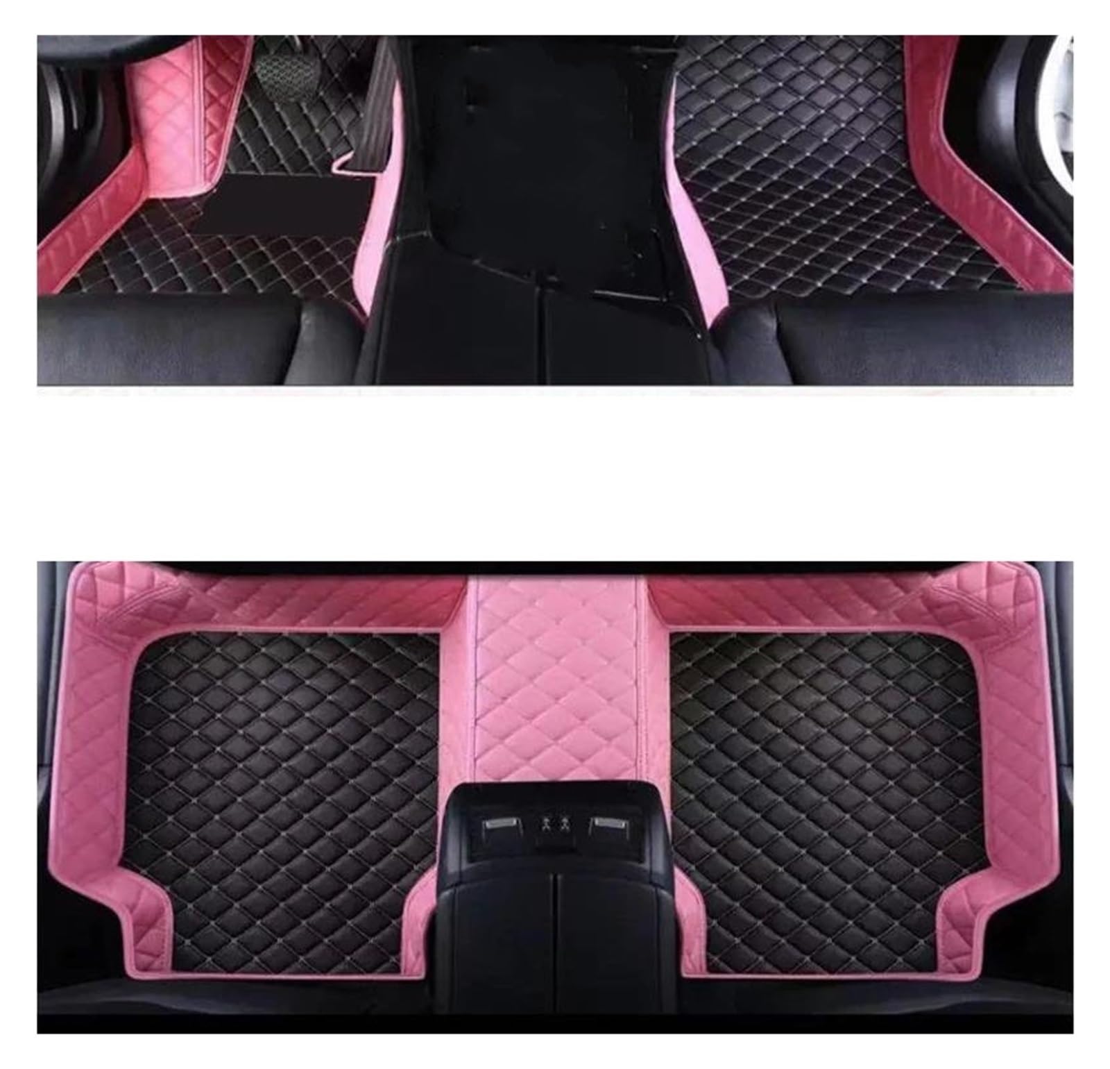 Auto-Fußmatten Autofußmatten Autozubehör 1 Set Für I40 2010 2011 2012 2013 2014 2015-2016 Ersatz Automatten(ROSA,Rechtslenker) von CIMIUS