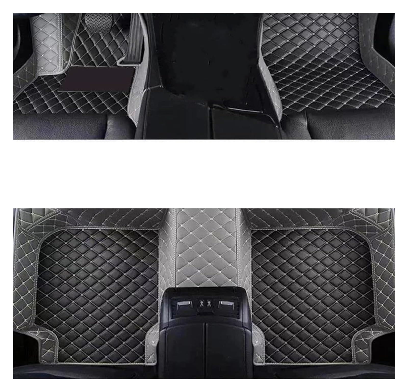 Auto-Fußmatten Autofußmatten Autozubehör 1 Set Für I40 2010 2011 2012 2013 2014 2015-2016 Ersatz Automatten(Schwarzgrau,Linkslenker) von CIMIUS