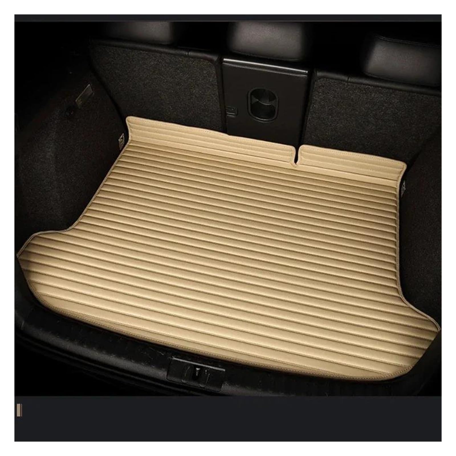 Auto-Fußmatten Autozubehör Auto Für Citroen Für Grand C4 2014 2015 2016 2017-2018 Innendetails Vollflächige Kofferraummatte Automatten(Beige-1) von CIMIUS