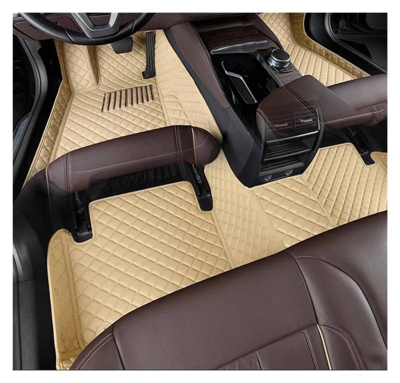 Auto-Fußmatten Für B&MW E60 E36 F30 E46 X5 E70 E30 E39 E90 F11 X3 E83 Autozubehör Autofußmatte Automatten(BEIGE) von CIMIUS