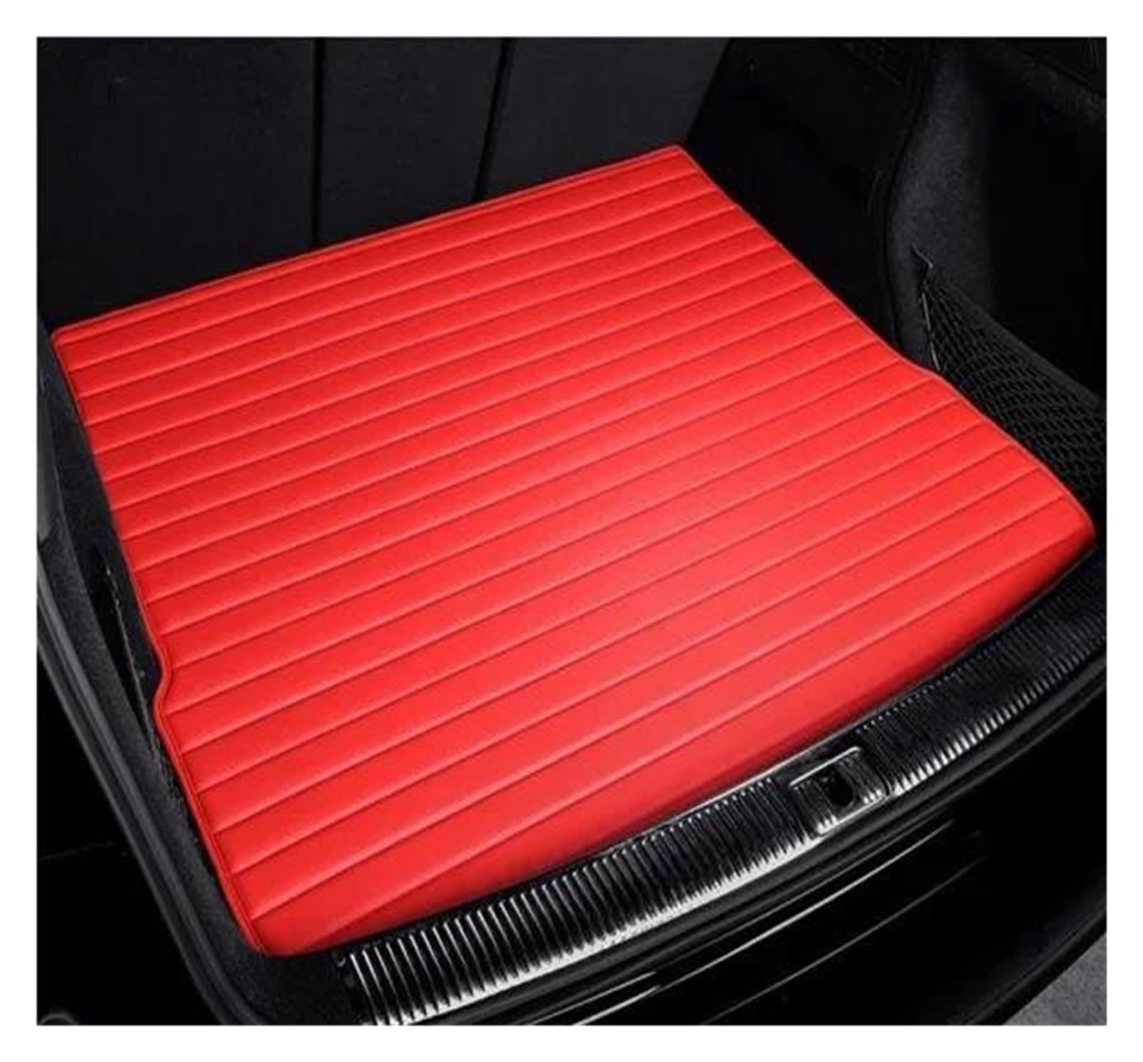 Auto-Fußmatten Für B&MW Serie 3 GT 2011 2012 2013 2014 2015 2015 2017-2019 Autozubehör Innenausstattung Details Teppichauto Trunk Matte Automatten(Rot) von CIMIUS