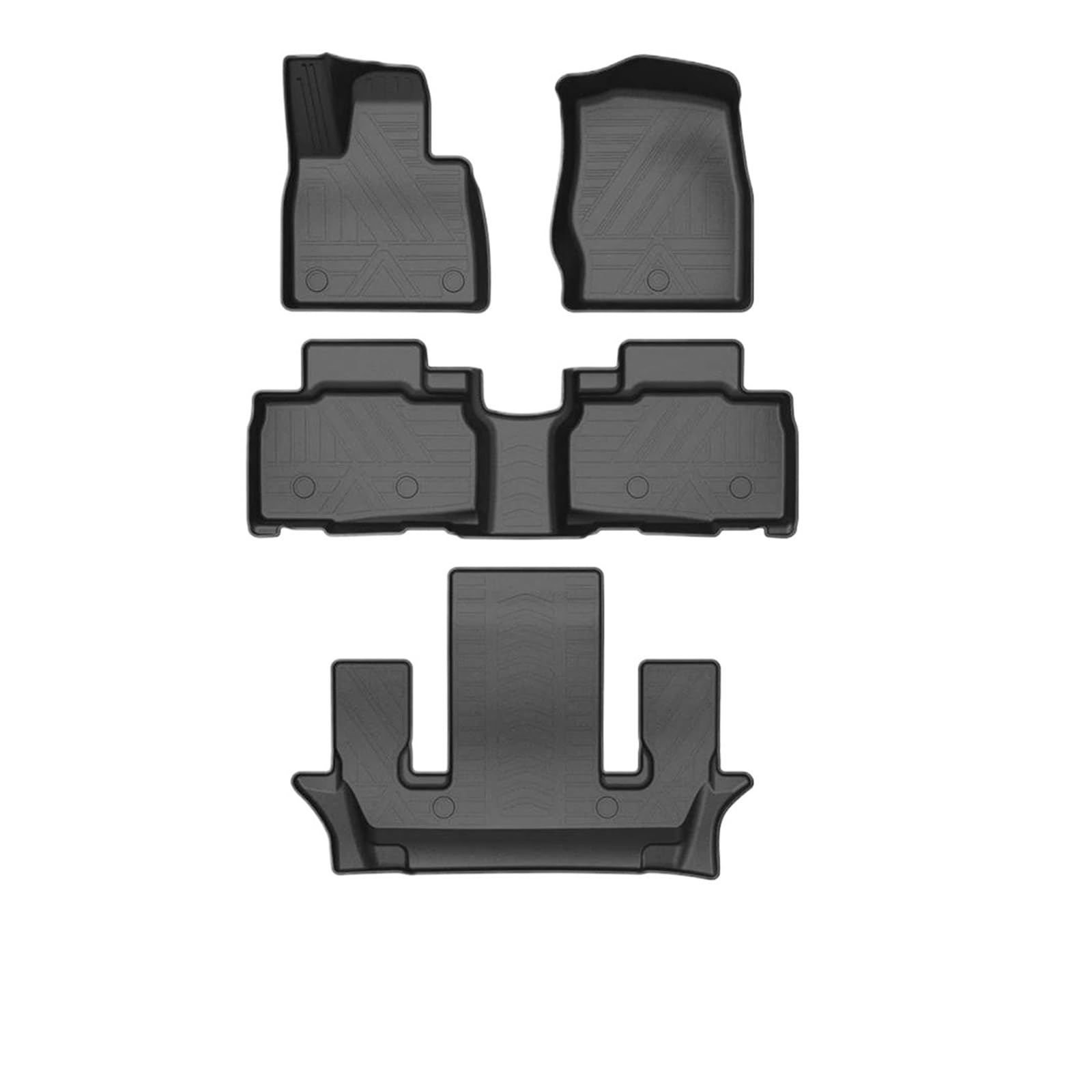 Auto-Fußmatten Für F&ord Für Explorer U502 7 Sitze 2011 2012 2013 2014-2019 Für Explorer U625 2020-2023 Autofußmatten Fußmatten Pad Tablettmatte Innenraum Automatten(6-Sitzer U625 20-23) von CIMIUS