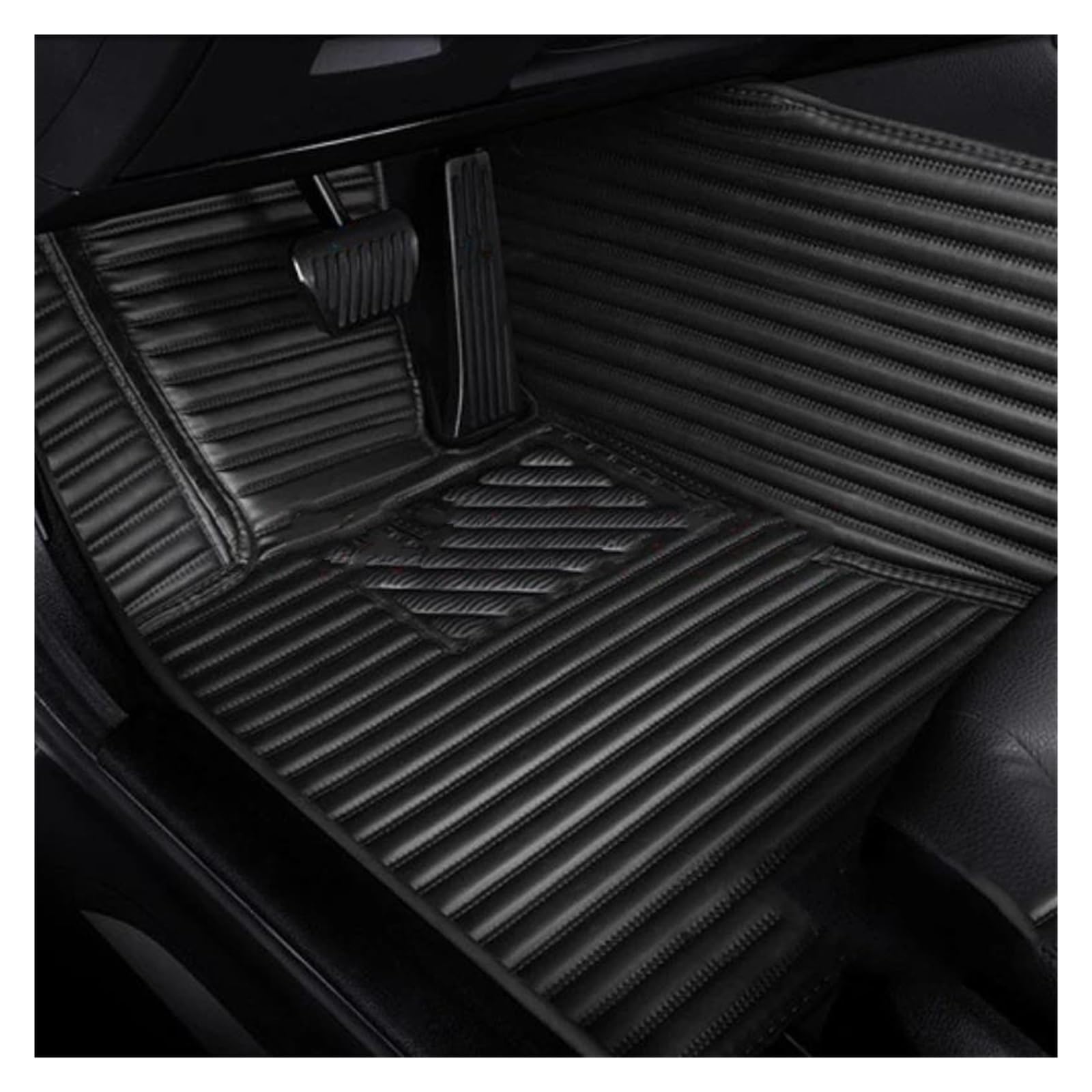 Auto-Fußmatten Für Mercedes Für Benz E W212 2009 2010 2011 2012-2013 Innenausstattung Teppich Autofußmatten Automatten(Ganz in Schwarz, 1 Sitz) von CIMIUS