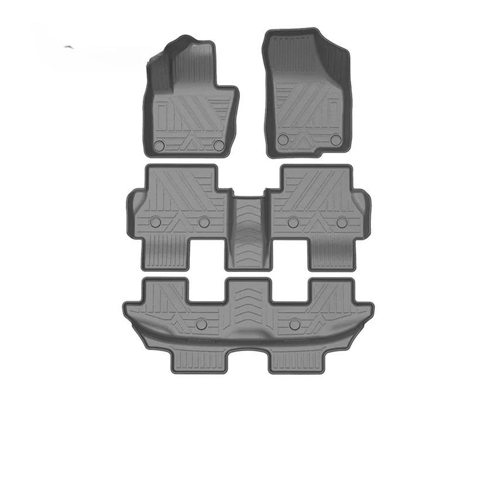 Auto-Fußmatten Für VW Für Sharan 2013 2014 2015 2016 2017 2018 2019 Bodenmatte wasserdichte Fußunterlage Teppich Autozubehör Automatten Automatten(Automatte für 7 Sitze) von CIMIUS