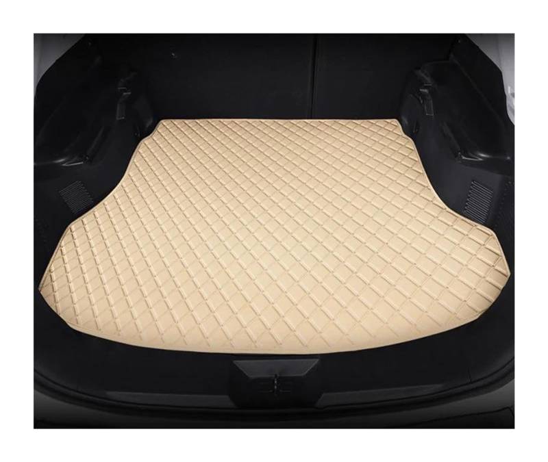 Auto-Fußmatten Für Volvo V60 2015 2016 2017-2018 Innenausstattung Autozubehör Teppich Alle Modelle Kofferraummatten Automatten(BEIGE) von CIMIUS