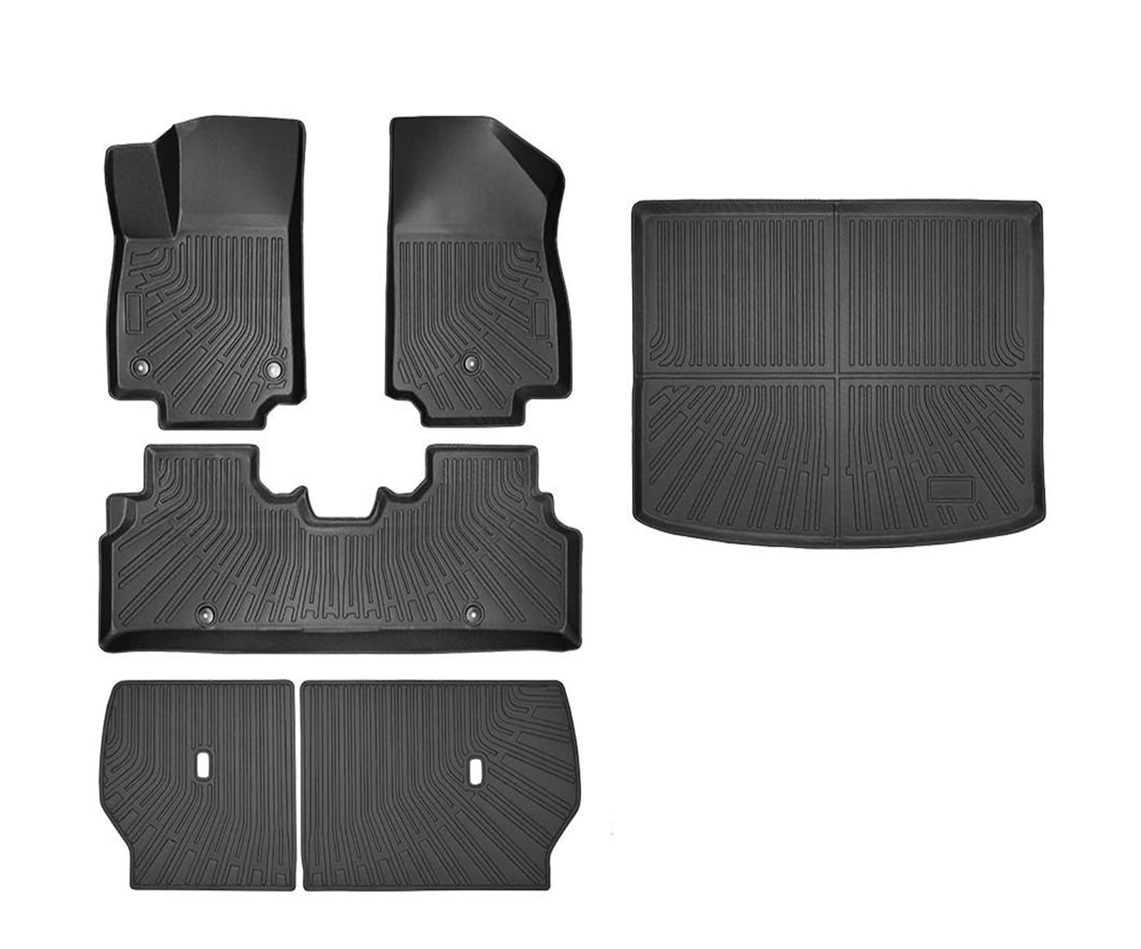 Auto-Fußmatten Kofferraummatte Gepäckmatte Linkslenker Für KIA EV3 2024 5 Sitze Set Bodenmatte Automatten von CIMIUS