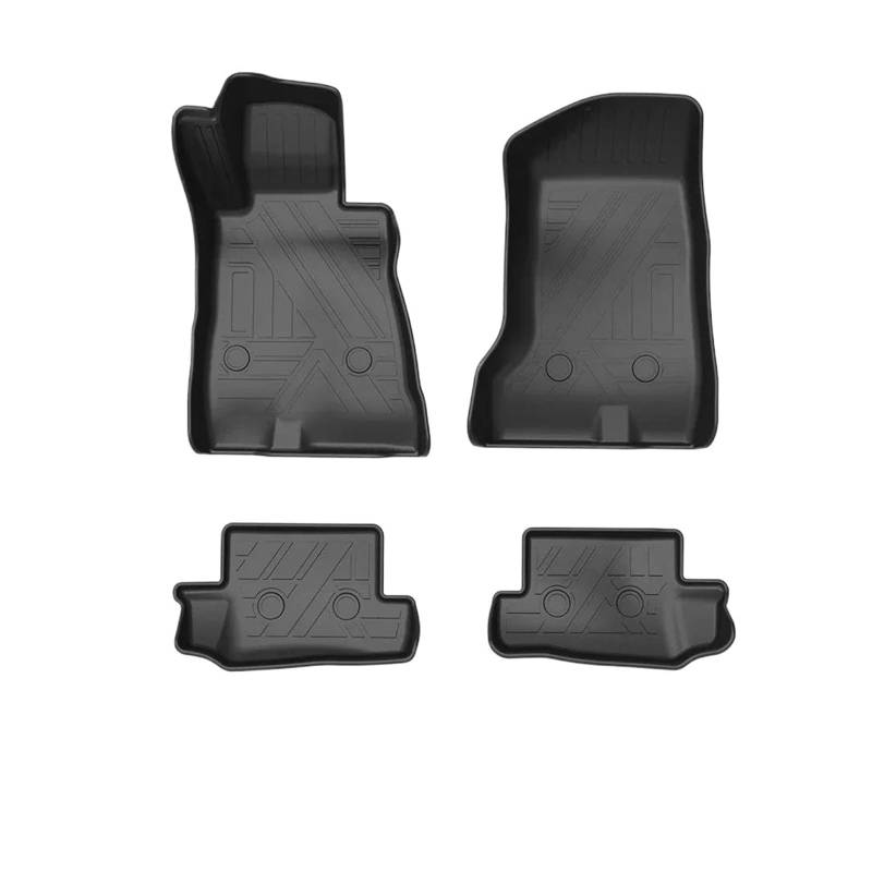 Auto-Fußmatten Linkslenker Auto Für Chevrolet Für Camaro 2017 2018 2019 2000-2024 Auto Fußmatten Allwetter Pad Tablettmatte Innenzubehör Automatten von CIMIUS