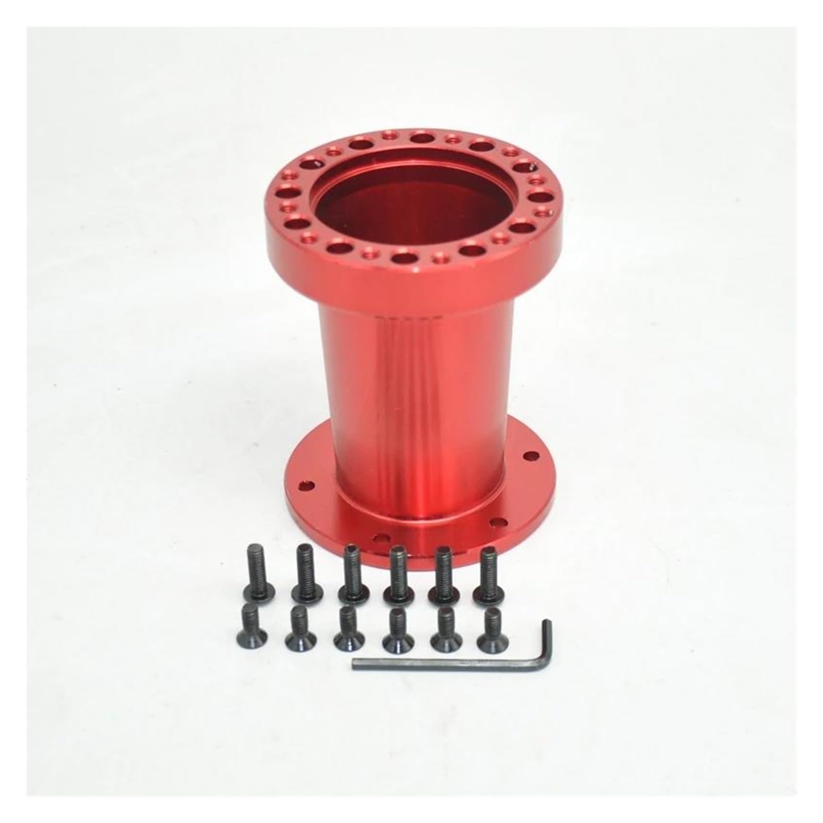 Auto Universal Lenkradnaben Abstandshalter Lenkradnaben Adapter Abstandshalter 13 Mm 51 Mm 76 Mm 101 Mm 128 Mm Zubehör(101MM Rot) von CIMIUS