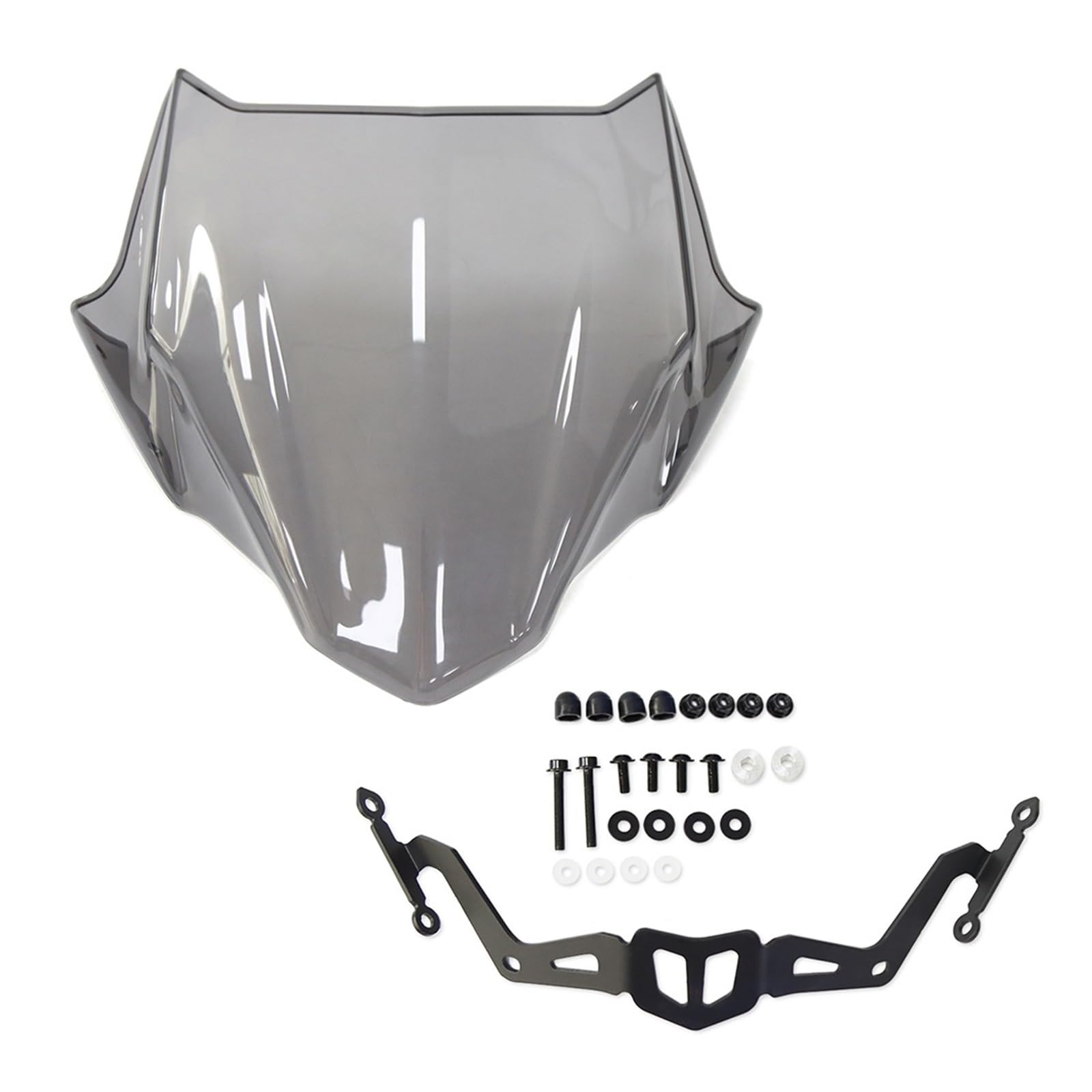 Windschutz Scheibe Für Yam&aha MT03 MT25 MT-03 MT 25 03 2020-2024 Motorradzubehör Windschutzscheibe Windscreens Windabweiser Viser Grau Deflektoren von CIQICLVI