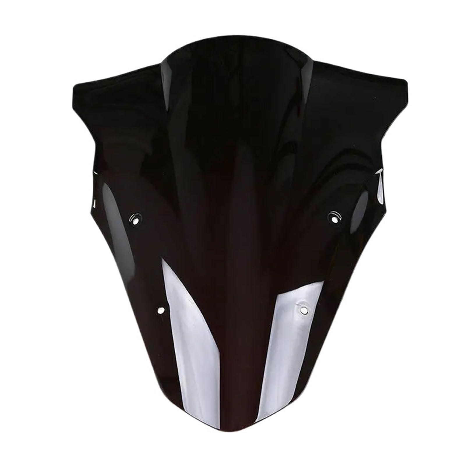 Windschutz Scheibe Motorrad Schwarz Double Bubble Windschutzscheibe Windschutzscheibe Schirm Schild Fit Für Kawasaki ER6F Ninja 650 2012-2016 Deflektoren von CIQICLVI