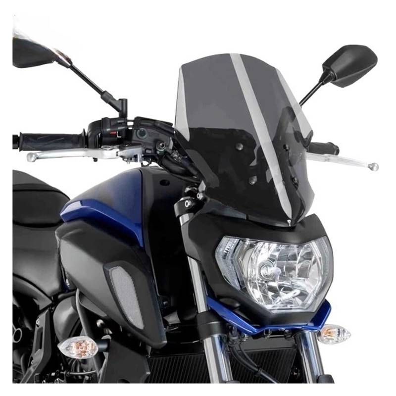 Windschutz Scheibe Motorrad Windschutzscheibe Windschutzscheibe Deflektor Spoiler Für FZ07 MT-07 MT07 2018 2019 2020 Deflektoren von CIQICLVI