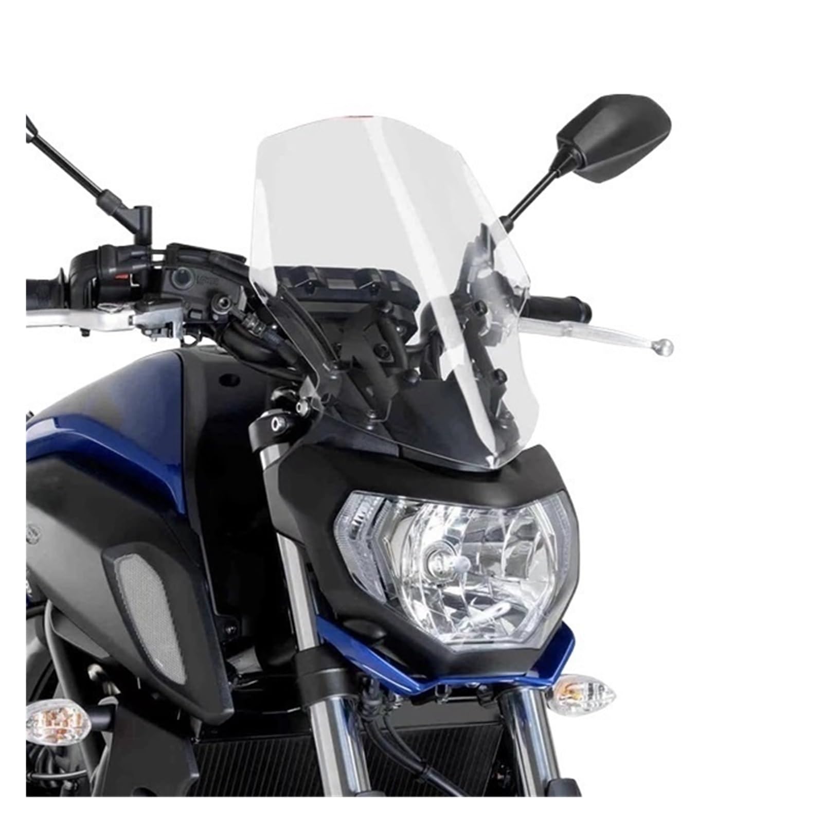 Windschutz Scheibe Motorrad Windschutzscheibe Windschutzscheibe Deflektor Spoiler Für FZ07 MT-07 MT07 2018 2019 2020 Deflektoren von CIQICLVI