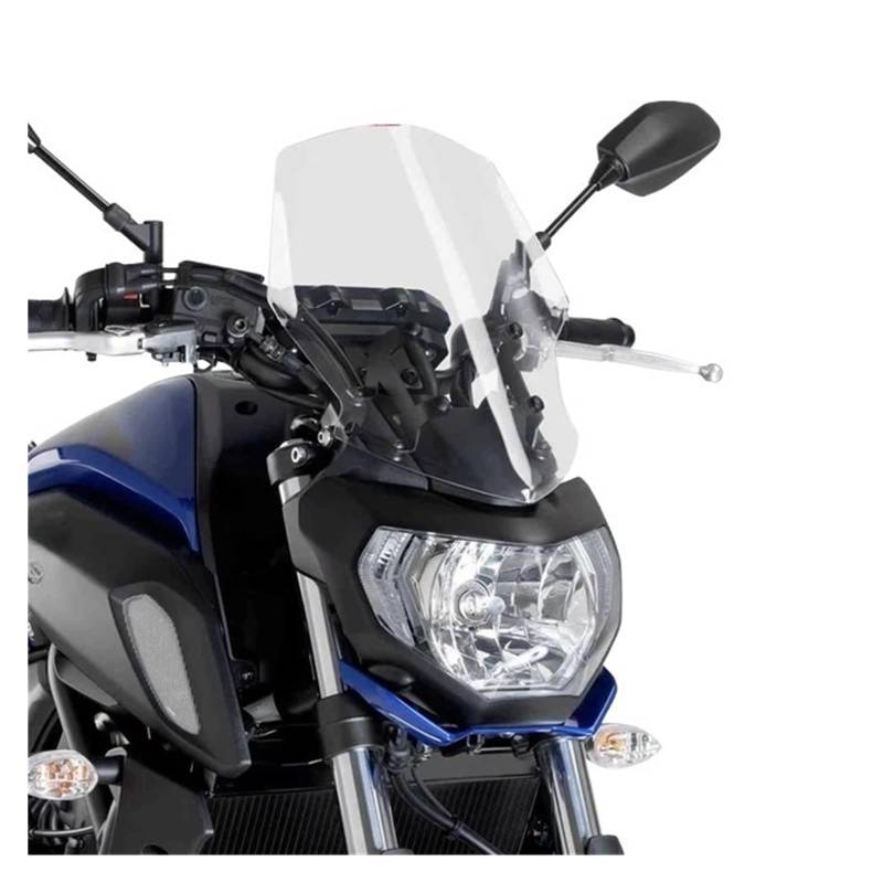 Windschutz Scheibe Motorrad Windschutzscheibe Windschutzscheibe Deflektor Spoiler Für FZ07 MT-07 MT07 2018 2019 2020 Deflektoren von CIQICLVI