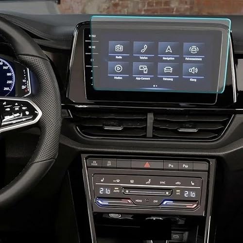 Auto Navigation Schutzfolie Auto Gehärtetes Glas Bildschirm Schutz Film Aufkleber Dashboard Schutz Für Für T-ROC 2022 GPS Schutzfolie von CJHGD