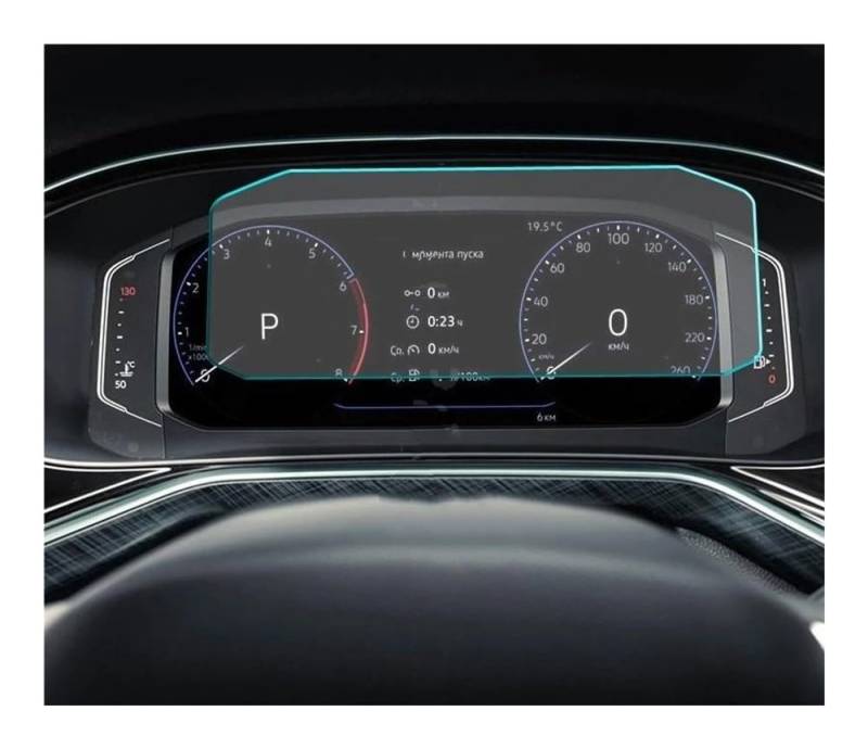 Auto Navigation Schutzfolie Auto Navigation Gehärtetes Glas Display-schutzfolie Aufkleber Schutz Für Für Tiguan 2021 2022 Dashboard GPS Schutzfolie von CJHGD