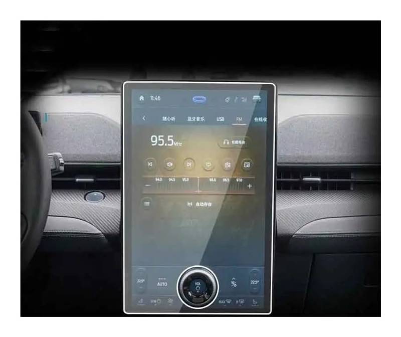 Auto Navigation Schutzfolie Displayschutzfolie Für Für Mustang Für Mach-E Armaturenbrett Gehärtetes Glas Zubehör GPS Schutzfolie von CJHGD