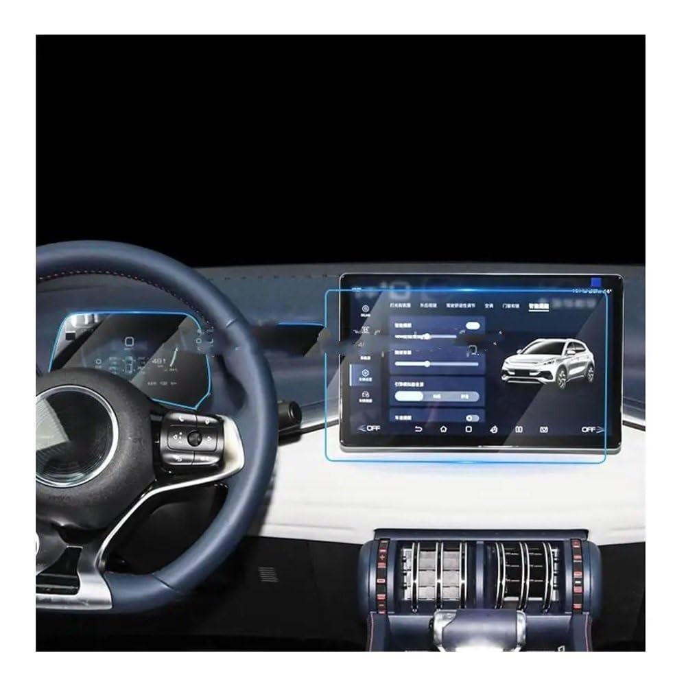 Auto Navigation Schutzfolie Gehärtetem Glas Screen Protector Film Für BYD Für Atto 3 Für Yuan Plus 2022 2023 Auto GPS Navigation GPS Schutzfolie von CJHGD