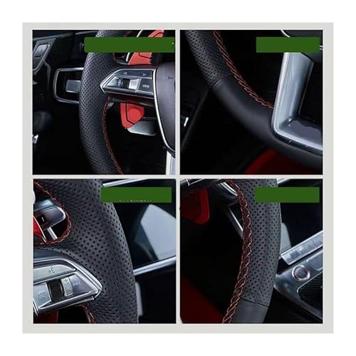 CJHGD Auto-Lenkradabdeckungen Auto-Lenkradabdeckung Für Für Lancer EX10 Für Lancer X Für Outlander Für ASX Für Colt Für Pajero Sport Lenkradgeflecht von CJHGD