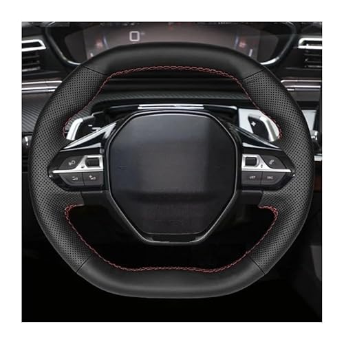 CJHGD Auto-Lenkradabdeckungen PU Auto Lenkrad Abdeckung Für Peugeot E-208 508 208 3008 4008 5008 2016-2020 Auto Innen Auto Styling von CJHGD