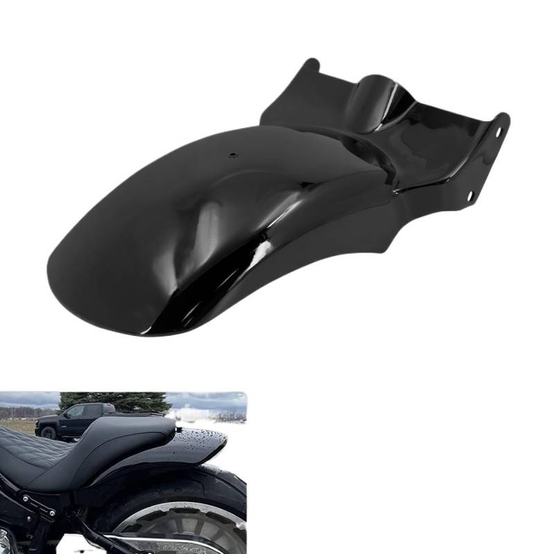 Kotflügelverlängerung Motorrad Hinten Kurze Kotflügel Abdeckung Glanz Schwarz Für Ha&rley Für Softail Breakout FXDR 2018 2019 2020 2021 2022 2023 KotflüGel Extender von CJHGD