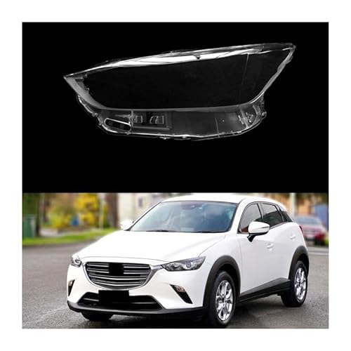 Scheinwerfer Glass Lampshade Auto Scheinwerfer Abdeckung Für Mazda Für CX-3 2018 2019 Scheinwerfer Objektiv Lampenschirm Shell Ersetzen Das Glas Auto Lens Headlight Cover von CJHGD