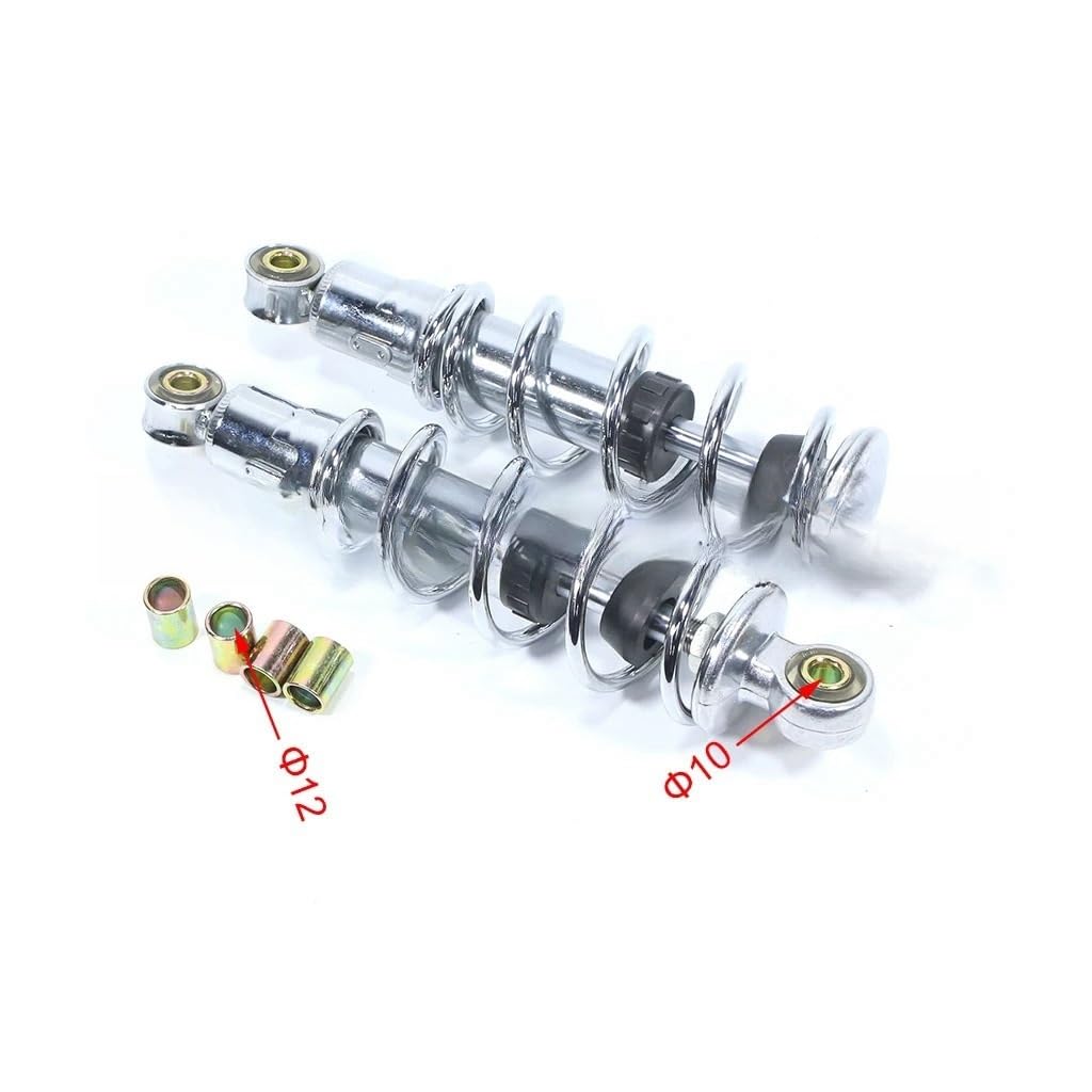 Spring Shock Absorber 1 Paar 250 mm/260 mm/280 mm/300 mm/320 mm/Stoßdämpfer-Aufhängung hinten, galvanisch verchromt, für Mo&nkey Z50 von CJHGD