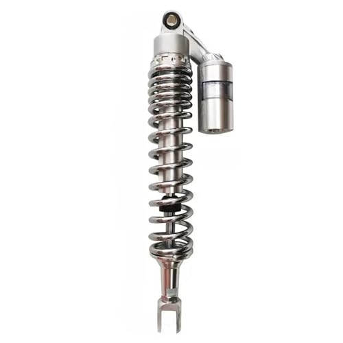 Spring Shock Absorber 1 Paar 400 mm/410 mm/420 mm/430 mm Motorrad-Stoßdämpferaufhängung für Ya&Maha für Su&zuki für Ka&wasaki für ATV Silber von CJHGD