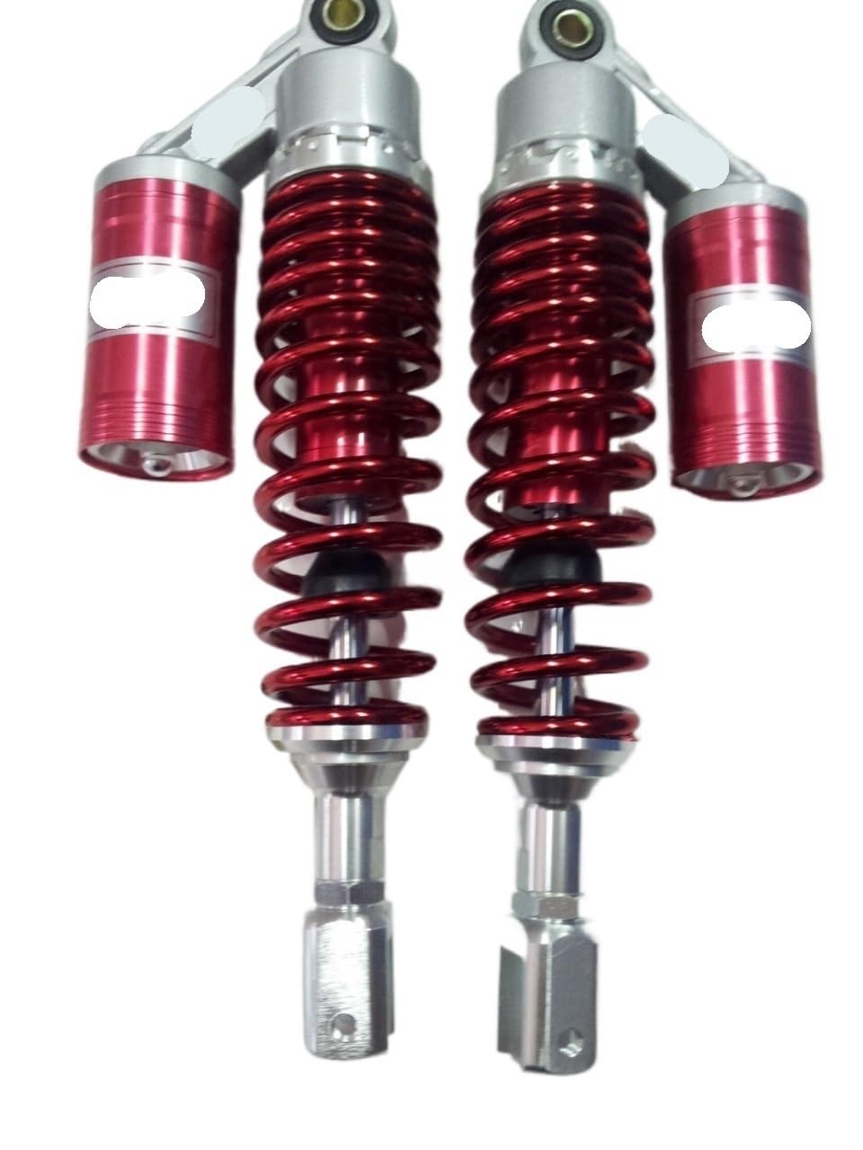 Spring Shock Absorber 13,5" 340mm Paar Gabeln Stoßdämpfer für Ya&maha für Su&zuki Quad für ATV rot von CJHGD