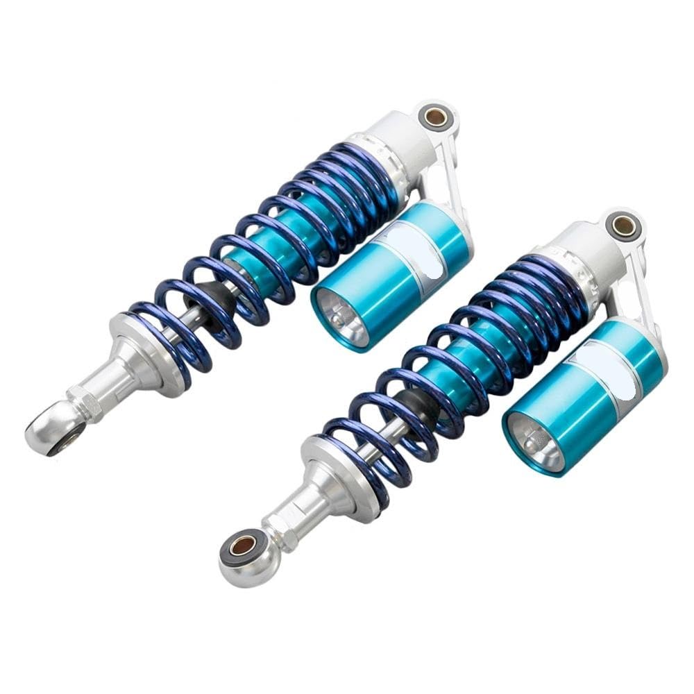 Spring Shock Absorber 2 Stück Luftstoßdämpfer 320 mm 340 mm 375 mm 400 mm Auge/Auge für Roller Gokart Moped Quad für ATV Dirt Street Bikes von CJHGD