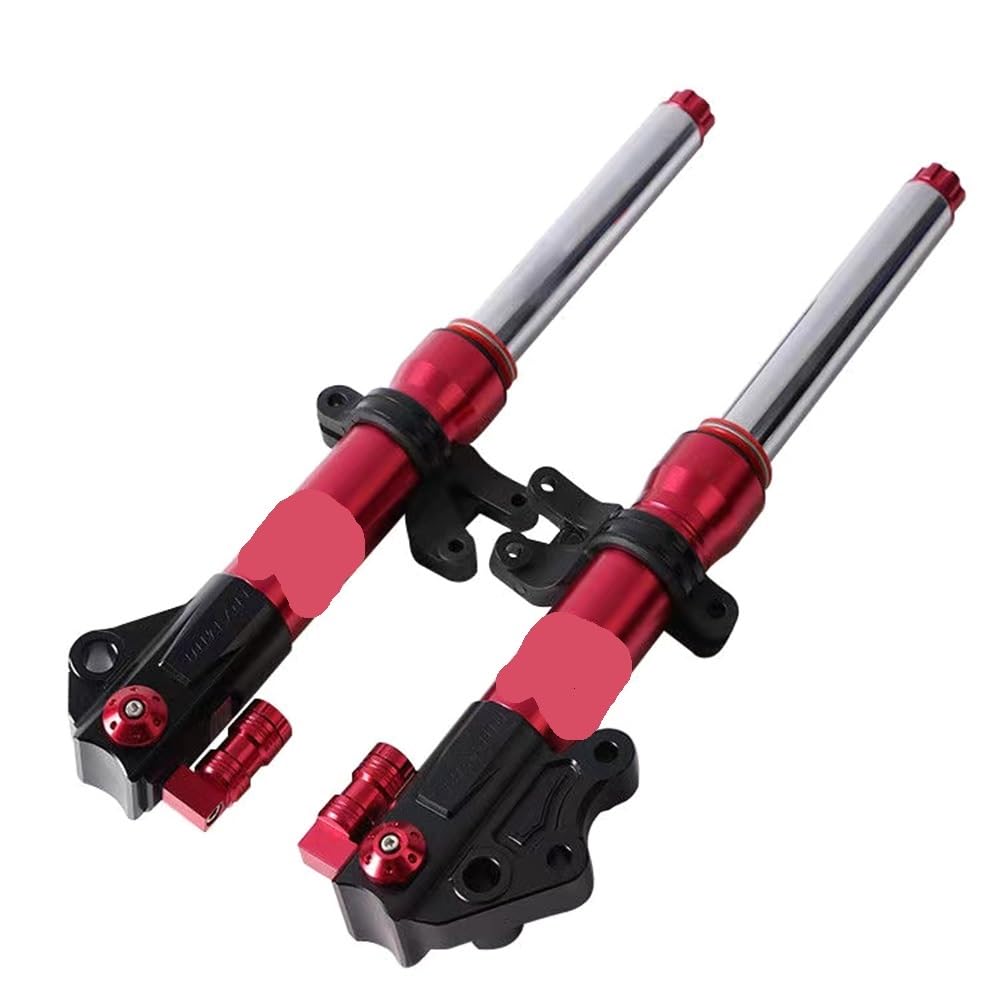 Spring Shock Absorber 27 Kern 370/400 mm Vorderradaufhängung Dämpfung Einstellen des vorderen Stoßdämpfers für Ya&maha Roller für RSZ für Jog NIU U+b für M2 M+ 009 von CJHGD