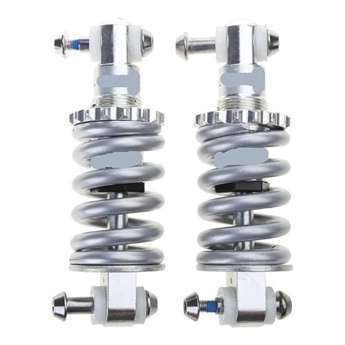 Spring Shock Absorber 2er-Pack Stoßdämpfer hinten Schraubenfedern für Roller Fahrräder Ebike Motorräder von CJHGD