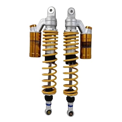 Spring Shock Absorber 320mm 340mm 360mm 370mm 1 Paar einstellbare Luft Stoßdämpfer Hinten Suspension 7mm Frühling Für Roller für BWS von CJHGD