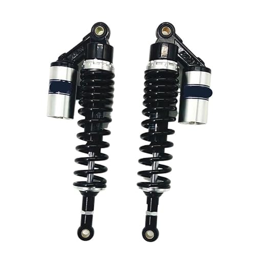 Spring Shock Absorber 340 mm 8 mm Feder-Motorrad-Stoßdämpfer für Ka&wasaki ZL1000 für Ya&maha für VMAX für V-MAX 1200 R100 R75/5, 2 Stück von CJHGD