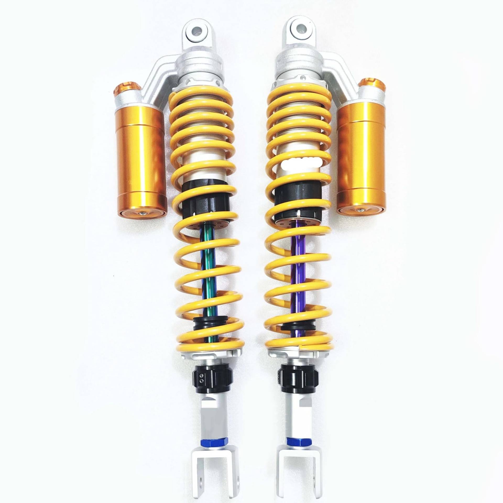 Spring Shock Absorber 400 mm, 430 mm, 440 mm, 27 mm Stoßdämpfer, Einstellung der Hinterradaufhängung für Ya&maha, für Su&zuki, für Ka&wasaki Dirt Gokart von CJHGD