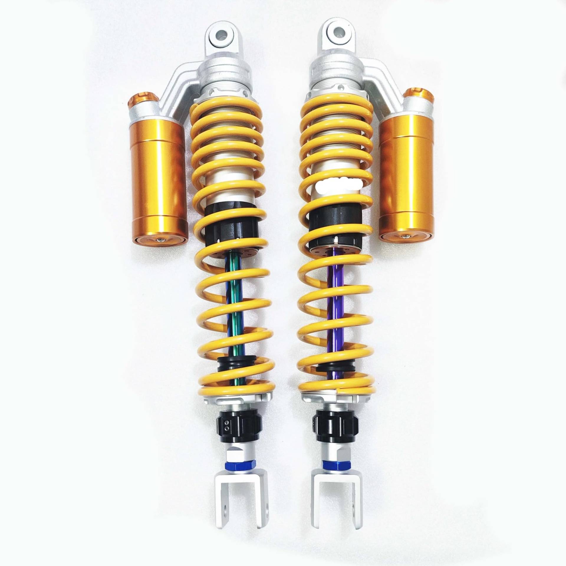 Spring Shock Absorber 400 mm, 430 mm, 440 mm, 27 mm Stoßdämpfer, Einstellung der Hinterradaufhängung für Ya&maha, für Su&zuki, für Ka&wasaki Dirt Gokart von CJHGD