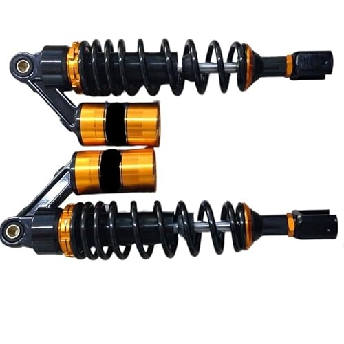 Spring Shock Absorber Für Motorroller modifizierte hintere Stoßdämpfer mit einem Stickstoffgastank Stoßdämpfer EIN Paar 32 cm von CJHGD