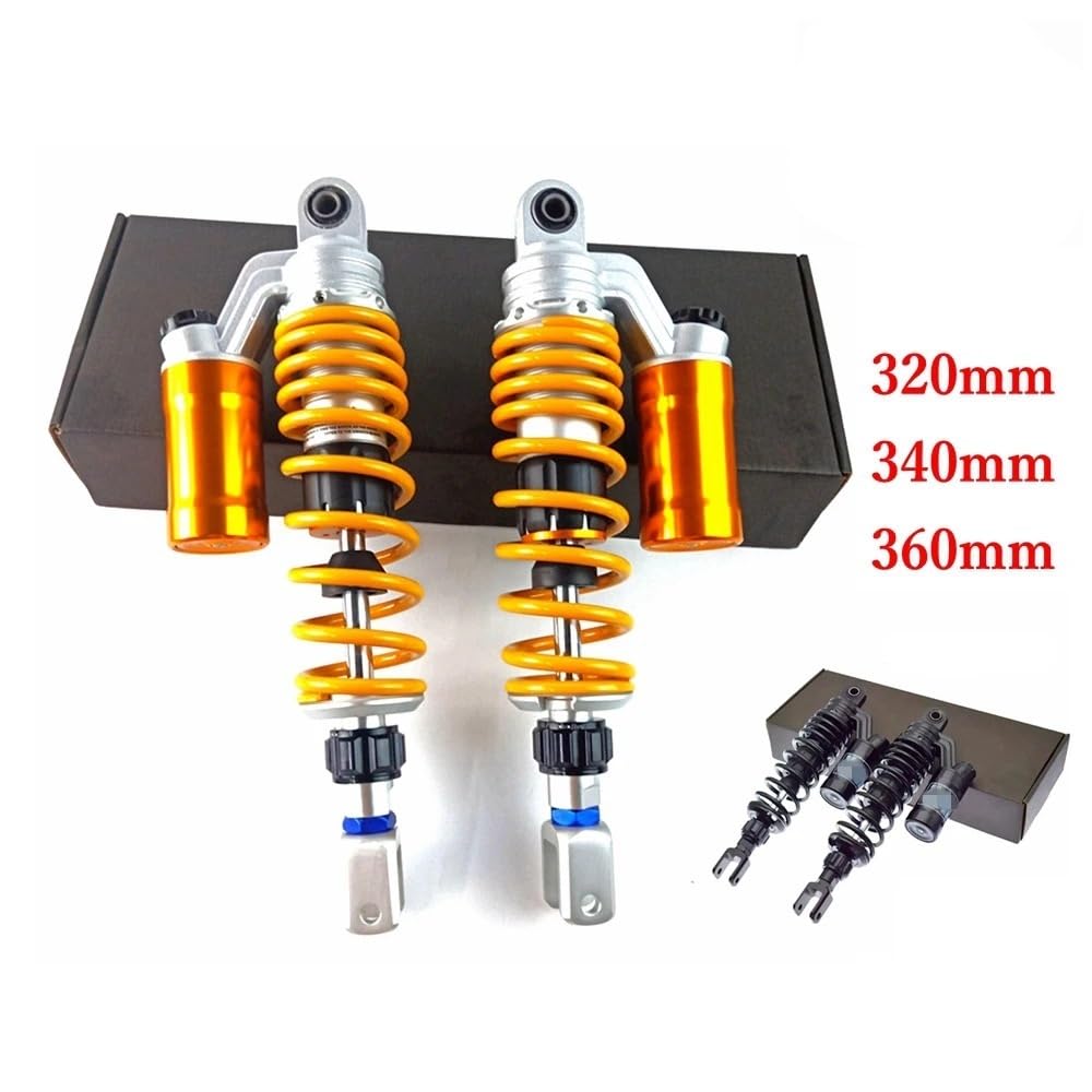 Spring Shock Absorber Hinterer Stoßdämpfer 320 360 mm Rückprall einstellbar für Ya&maha Scooter für Pcx für SMAX für NMAX für Xmax für Aerox155 von CJHGD